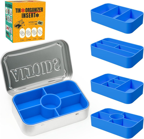 Pack tin organizer - organizer, inserts