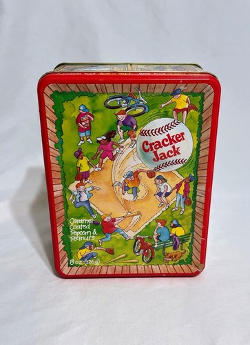 Vintage cracker jack - cracker, tin