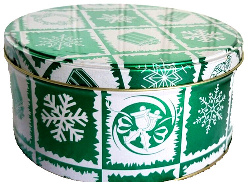 Green and white christmas - green,