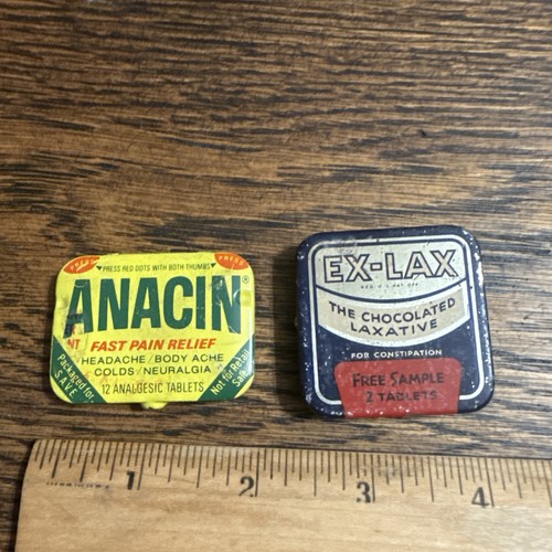 Vintage tins anacin aspirin - anacin,