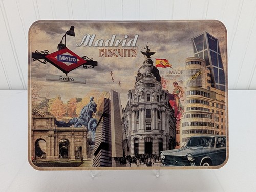Madrid biscuits metal tin - biscuits,