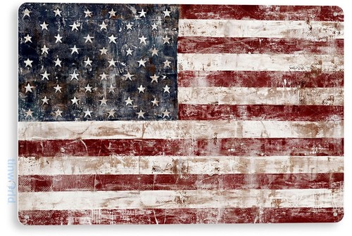 Tin sign american colors flag - american,