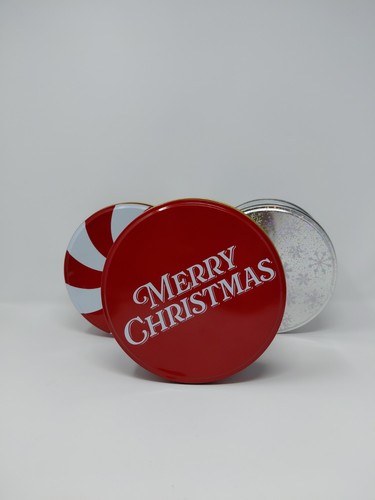 Holiday christmas cookie tin - holiday,