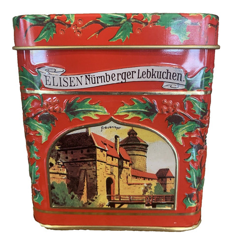 Vtg musical tin christmas - vtg,